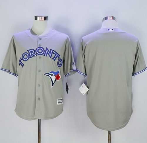 Toronto Blue Jays Customized Men's Gray New Cool Base Stitched MLB Jersey,We sell and wholesale Toronto Blue Jays Customized Men's Gray New Cool Base Stitched MLB Jersey on line form chian!